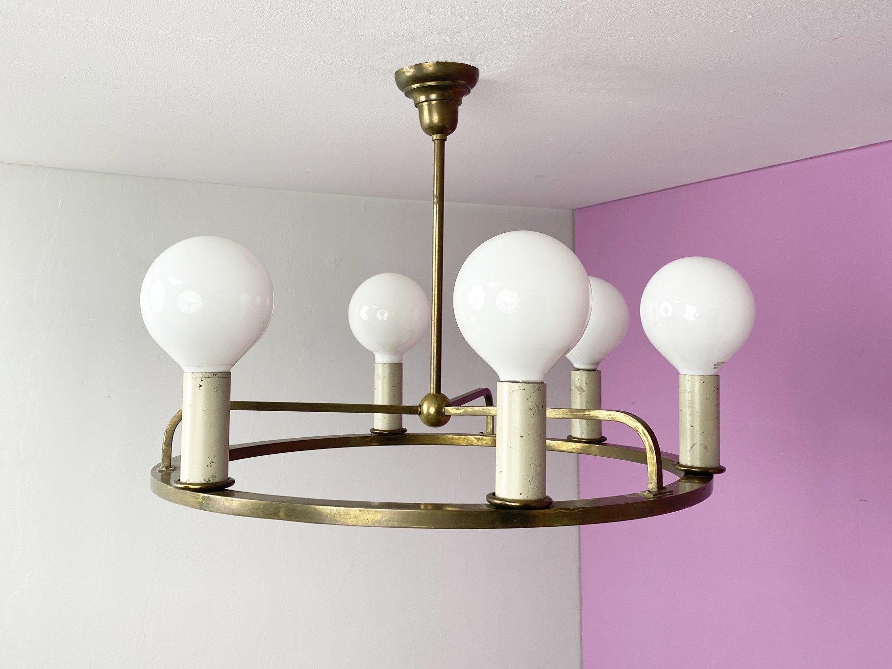 Deckenlampe Art / Deco Bauhaus, 30er Jahre